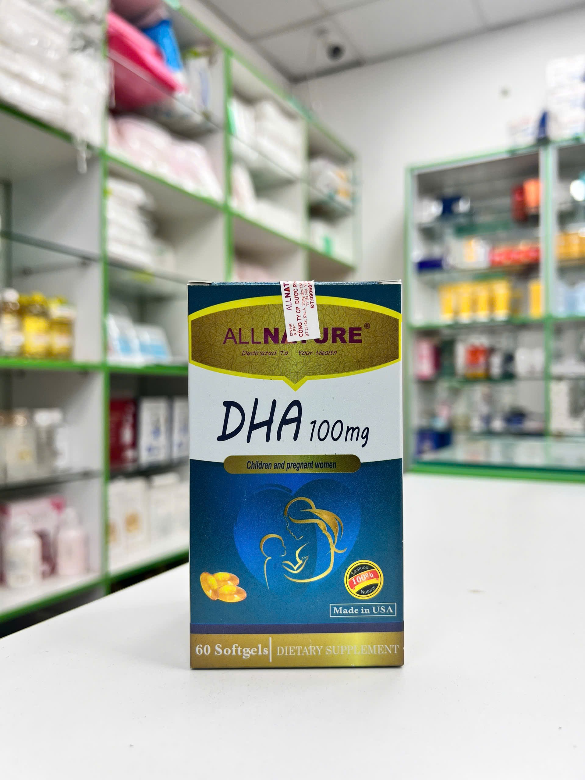 DHA 100mg — tổng quan sản phẩm và quy cách đóng gói